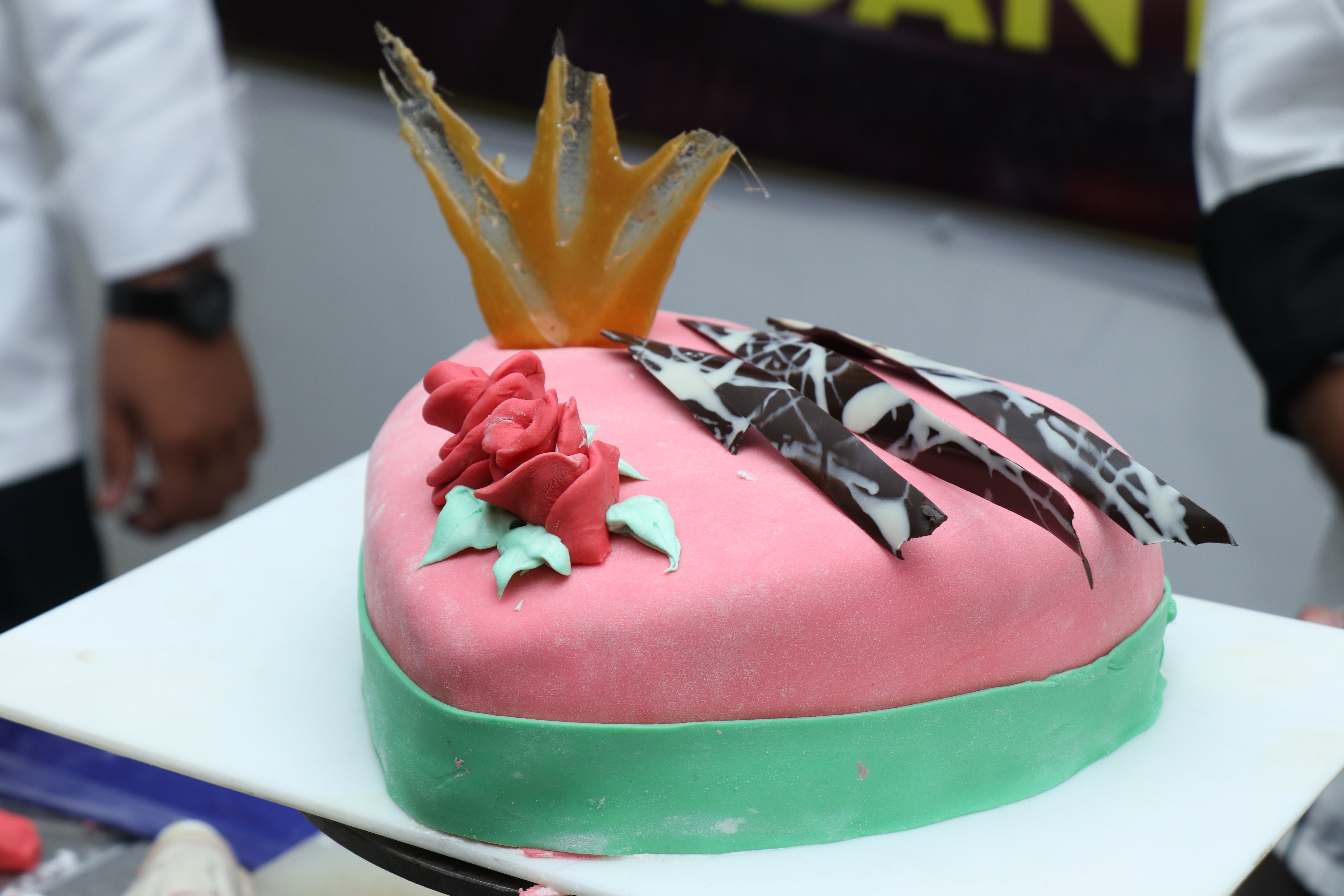 Workshop on fondant cake