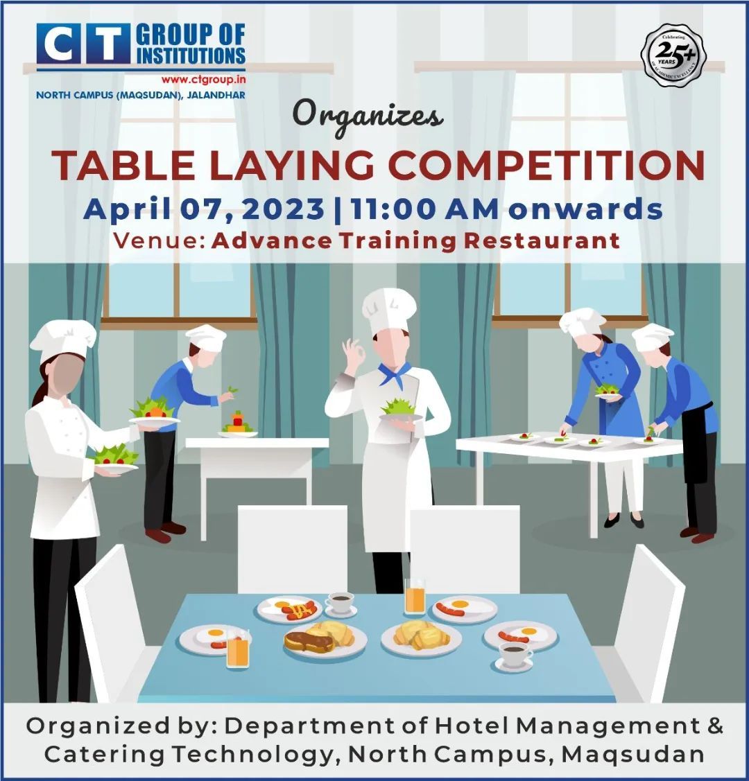 Table laying competition