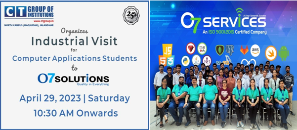 Industrial Visit - O7 Services  Jalandhar