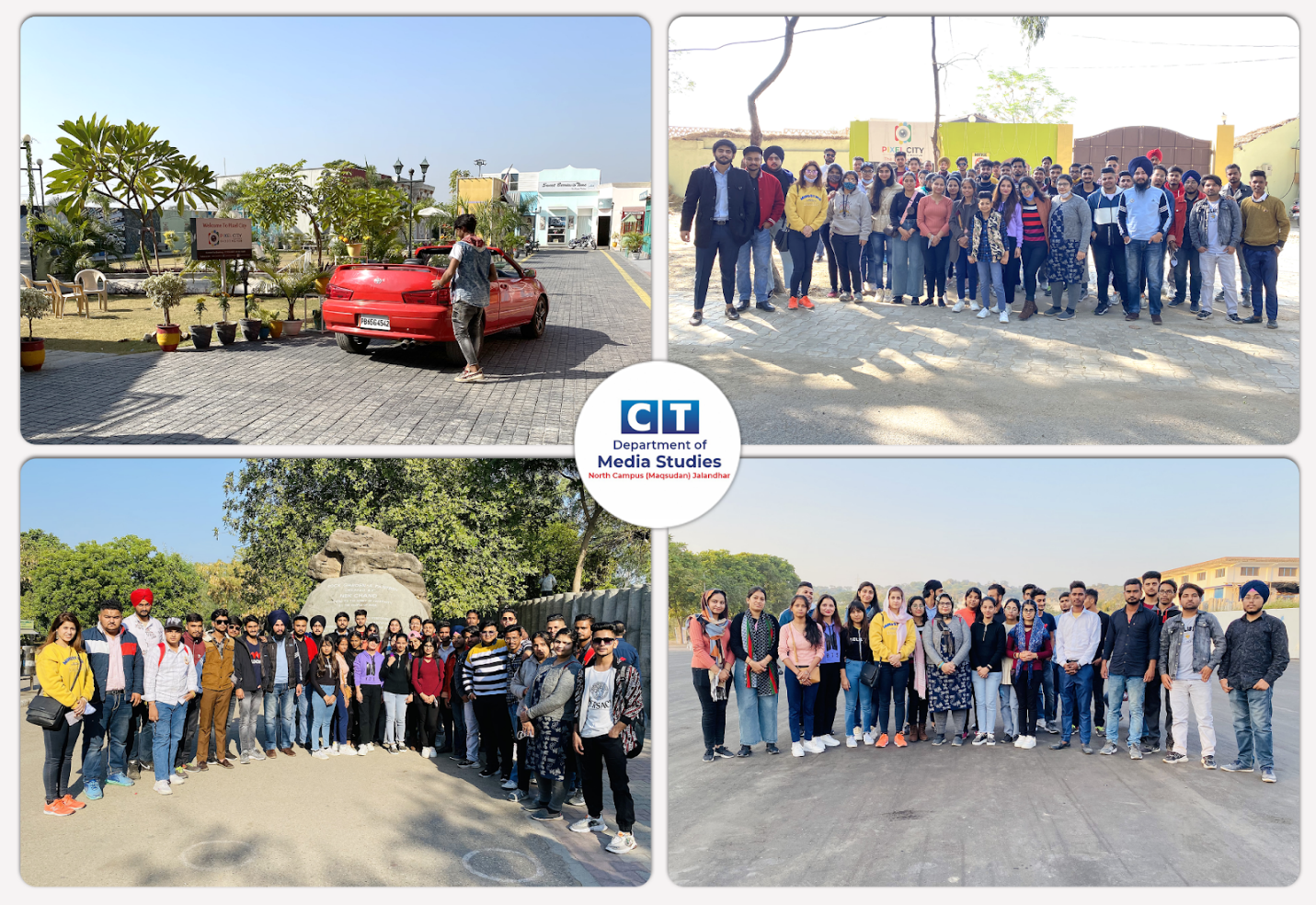 Industrial visit at ‘Film city (Mohali) & The Rock Garden Chandighar'