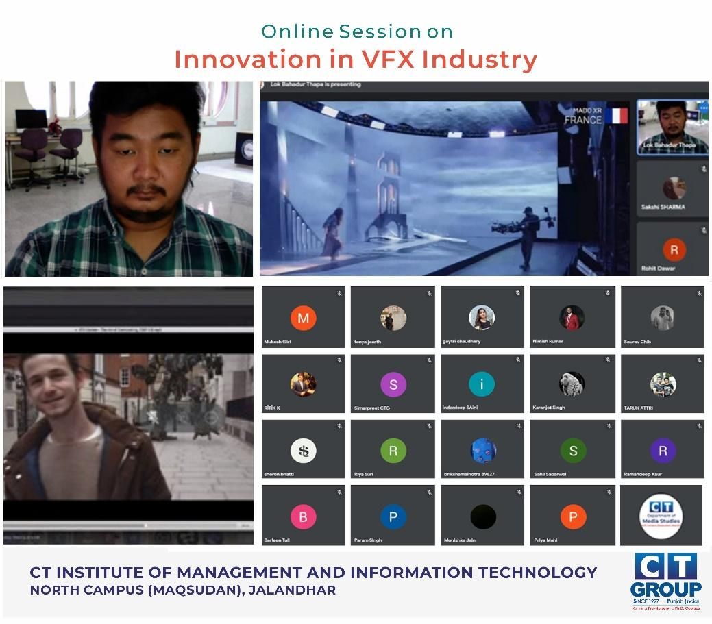 Online Session on Innovation in VFX Industry